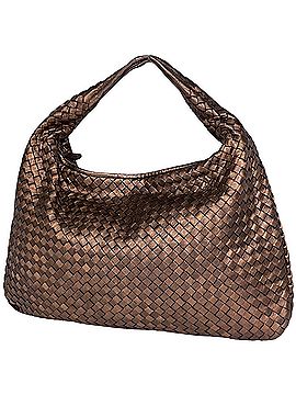 Bottega Veneta Bottega Veneta Intrecciato Shoulder Bag Hobo Handbag Leather Bronze Women's (view 1)