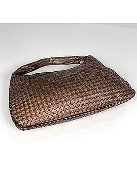 Bottega Veneta Bottega Veneta Intrecciato Shoulder Bag Hobo Handbag Leather Bronze Women's (view 2)