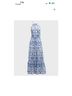 Milly Floral White Blue Casual Dress Size 2 - photo 4