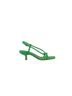 Lola Cruz 100% Leather Green Heels Size 8 - photo 3