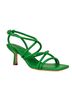 Lola Cruz 100% Leather Green Heels Size 8 - photo 1