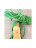 Lola Cruz 100% Leather Green Heels Size 8 - photo 4