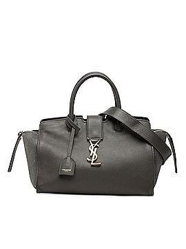 Saint Laurent Baby Leather Monogram Downtown Cabas Satchel (view 1)