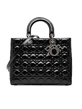 Dior Large Patent Cannage Lady Dior (view 1)