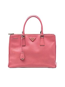 Prada Medium Saffiano Lux Galleria Double Zip Satchel (view 1)