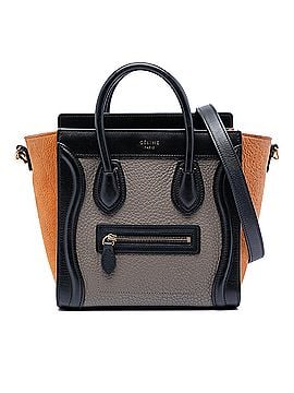 Céline Nano Tricolor Leather Luggage Tote (view 1)