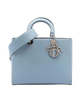 Dior Large Grained Calfskin Lady Dior (view 1)
