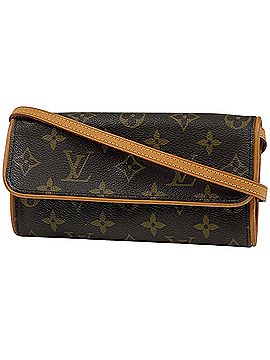 Louis Vuitton Louis Vuitton Pochette Twin PM Clutch Bag 2-Way Shoulder Monogram Brown M51854 Women's (view 1)