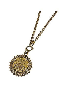 Chanel Chanel Coco Mark Chain Necklace, Long, Coin Motif, GP Gold, Women's (view 1)