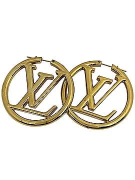 Louis Vuitton Louis Vuitton Boucles d'Oreilles Hoopleuse LV Circle GP Gold Women's Watch (view 1)