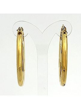 Louis Vuitton Louis Vuitton Boucles d'Oreilles Hoopleuse LV Circle GP Gold Women's Watch (view 2)