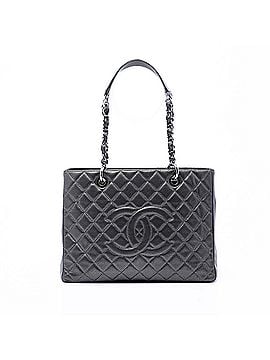 Chanel Metallic Caviar Grand Shopping Tote (view 1)
