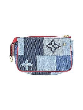 Louis Vuitton Louis Vuitton Denim Monogram Micro Pochette Accessoires M68760 Coin &amp; Key Case (view 2)