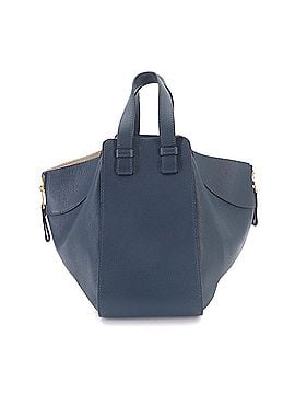 Loewe LOEWE Hammock Small 2-way Handbag Shoulder Bag Leather Navy Gold Hardware (view 2)