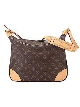 Louis Vuitton Louis Vuitton Monogram Boulogne Shoulder Handbag, Brown, M51265, Gold Hardware (view 1)