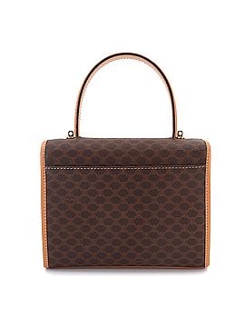 Céline Celine Macadam Pattern 2-Way Handbag/Shoulder Bag, Leather, Brown, Gold Hardware (view 2)