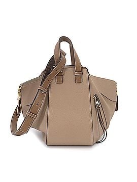 Loewe LOEWE Hammock Small 2-way Handbag Shoulder Bag Leather Beige Brown Gold Hardware (view 1)