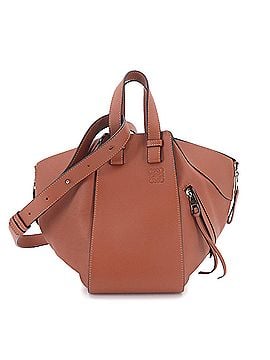 Loewe LOEWE Hammock Small 2-way Handbag Shoulder Bag Leather Brown Silver Hardware (view 1)