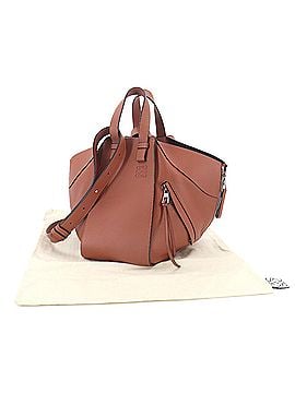 Loewe LOEWE Hammock Small 2-way Handbag Shoulder Bag Leather Brown Silver Hardware (view 2)