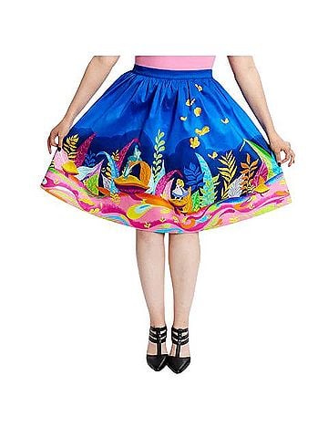 Loungefly Stitch Shoppe Alice in Wonderland Caterpillar Dream “Sandy” Skirt Casual Skirt (view 1)