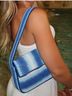 STAUD Print Blue White Crossbody Bag One size - photo 3