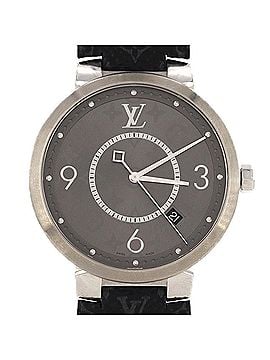 Louis Vuitton Louis Vuitton Tambour Slim Monogram Q1DM0 SS Quartz Watch (view 1)