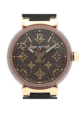 Louis Vuitton Louis Vuitton Tambour QA139 SSxPG Quartz Watch (view 1)