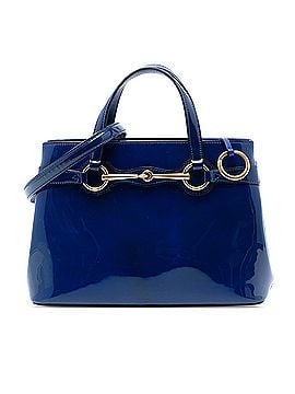 Gucci Patent Bright Bit Satchel (view 1)