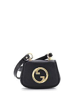 Gucci Blondie NM Card Case Wallet with Strap Leather (view 1)