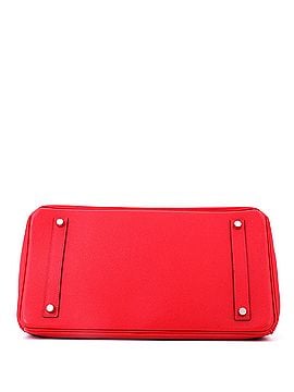 Hermès Birkin Handbag Red Epsom with Palladium Hardware 35 (view 2)