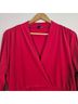 Boston Proper 95% Polyester 5% Spandex 100% Polyester Solid Red Long Sleeve Blouse Size L - photo 4