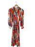Alexis 100% Polyester Floral Multi Color Casual Dress Size XS - photo 2