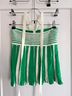Amanda Uprichard Stripes Green Ivory Halter Top Size XS - photo 5
