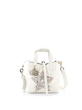Christian Dior Toujours Vertical Tote Bag Printed Leather Small (view 1)