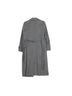 Burberry 100% Wool Gray Wrap Coat Size 6 - photo 2