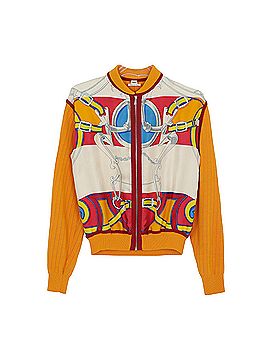 Hermès Size Zip-up Cardigan (view 1)