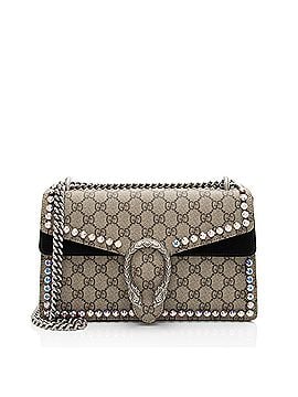 Gucci Gucci GG Supreme Crystal Studded Dionysus Medium Shoulder Bag (view 1)