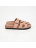 Hermès 100% Leather Pink Shearling Sandals Size Size EU 37 1/2 - photo 3