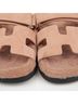 Hermès 100% Leather Pink Shearling Sandals Size Size EU 37 1/2 - photo 5