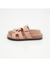 Hermès 100% Leather Pink Shearling Sandals Size Size EU 37 1/2 - photo 10