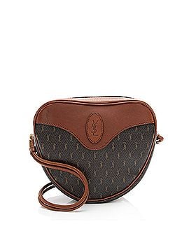 Saint Laurent Saint Laurent Le Monogramme Canvas Calfskin Sac Coeur Crossbody (view 1)