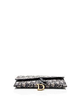 Christian Dior Dior Oblique Saddle Chain Wallet Crossbody (view 2)