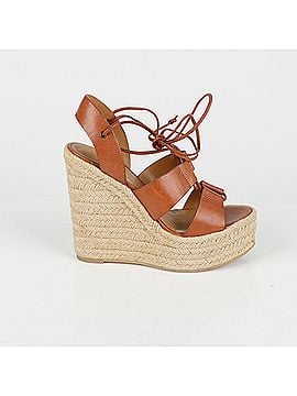Saint Laurent Espadrille Platform Sandals (view 2)