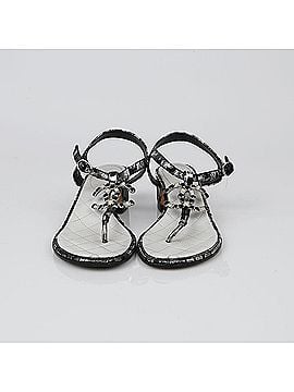 Chanel Cc Logo Strap Sandals Size (view 2)