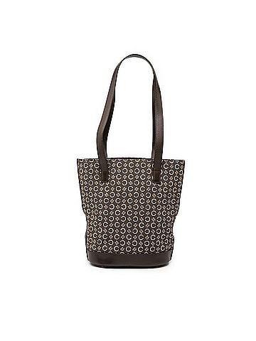 Céline C Macadam Canvas Bucket Bag (view 1)
