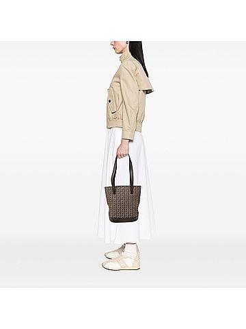 Céline C Macadam Canvas Bucket Bag (view 2)