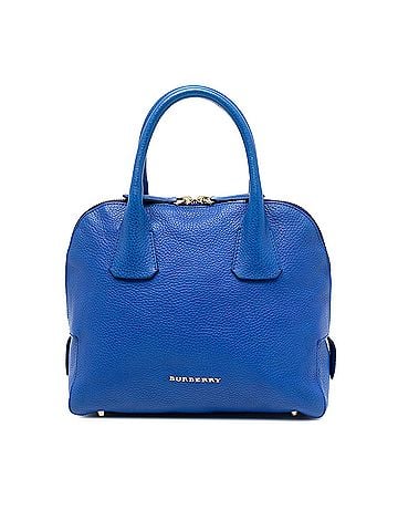 Burberry Small Grained Calfskin Greenwood Satchel (view 1)