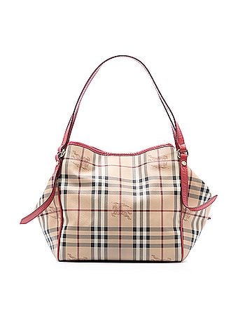 Burberry Small Haymarket Check Coated Canvas Canterbury Tote (view 1)