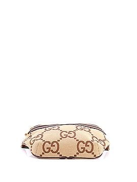 Gucci Belt Bag Jumbo GG Canvas with Leather Large (view 2)