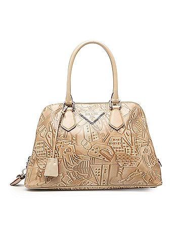 Prada Embossed Leather Handbag (view 1)